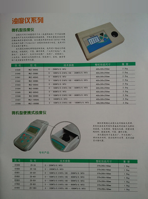 【ZD-201微機型便攜式濁度儀渾濁度檢測儀污水濁度檢測儀濁度計】價格_廠家_圖片 -
